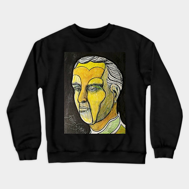 RETRATO 4 Crewneck Sweatshirt by JUANGOMY